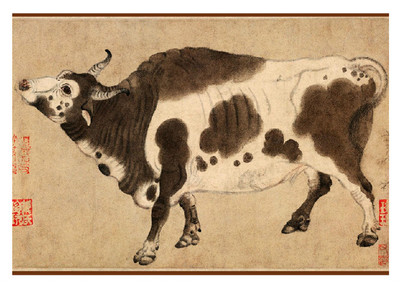 韩滉《五牛图》-看史上最萌的牛